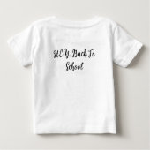 Retro Baby krokodillen Terug naar school T-shirt | (Achterkant)