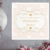 Retro Baby Meisje Swan Pattern Baby shower Servet