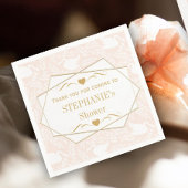 Retro Baby Meisje Swan Pattern Baby shower Servet