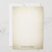 Retro Baby-Q Baby shower Uitnodiging (Achterkant)