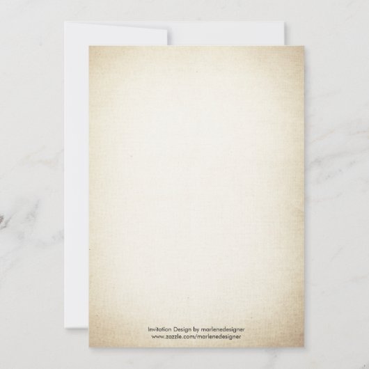 Retro Baby-Q Baby shower Uitnodiging (Achterkant)