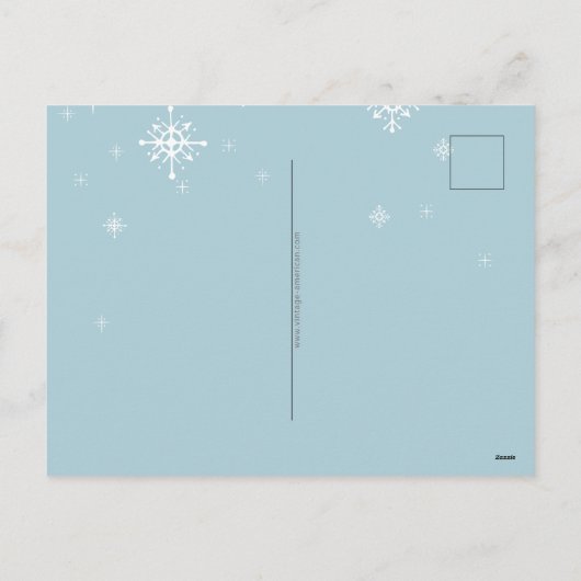 Retro Baby rendier | kerst-Briefkaart Feestdagenkaart (Achterkant)