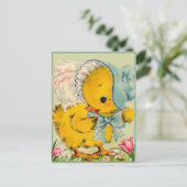  Retro Baby Snellere groeten Feestdagenkaart (Staand voorkant)