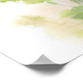 Retro babymeisje hert 1 poster (Hoek)