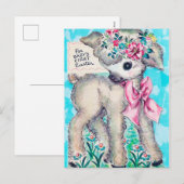 Retro  Baby's eerste briefkaart (Voorkant / Achterkant)