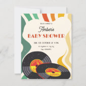 Retro babyshower kaart (Voorkant)