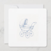 Retro babyshower uitnodiging (Achterkant)