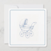 Retro babyshower uitnodiging (Achterkant)
