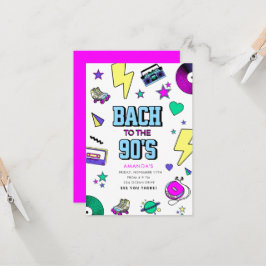 Retro Bach naar de 90s Kaart