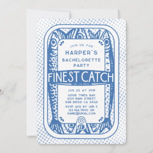 Retro Bachelorette Party Beste vangst Sardines Kaart