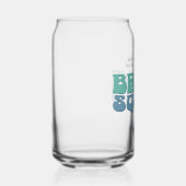 Retro Bachelorette Party Bruid Squad Bruidsmeisje Blikvorm Glas (Rechts)