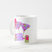 Retro Bachelorette Party Koffiemok (Voorkant links)