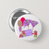 Retro Bachelorette Party Ronde Button 5,7 Cm (Voorkant /achterkant)