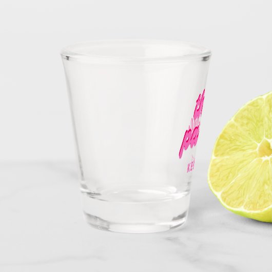 Retro Bachelorette "The Party" Shot Glas (Links)