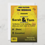 Retro Back to 90s Wedding Invitation (Achterkant)