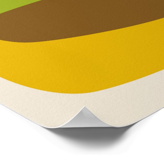 Retro background, illustrationmid,century,modern,p poster (Hoek)