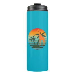 Retro Background Thermosbeker