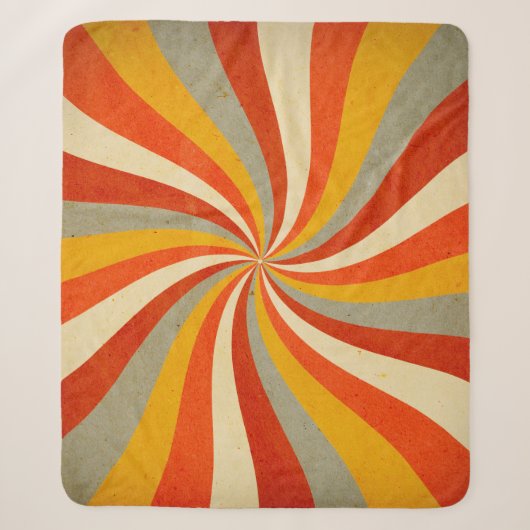 retro background with twist patternbackground,retr sherpa deken (Voorkant)