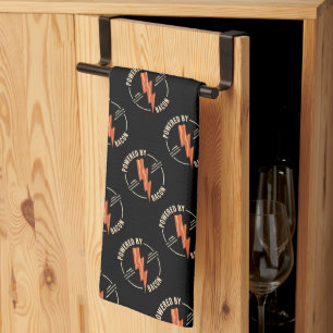Retro Baconliefhebber Grappig Voedselontwerp met B Theedoek