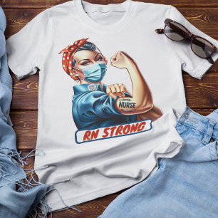 Retro Badass Verpleegster Geschenken voor verple T-shirt