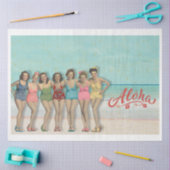 Retro baden schoonheden decoupage tissuepapier (Craft)