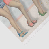 Retro baden schoonheden decoupage tissuepapier (Detail)