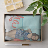 Retro Badende Schoonheden Decoupage Tissuepapier  (Geschenk)