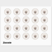 Retro Badge Hondenliefhebber Sticker (Vel)