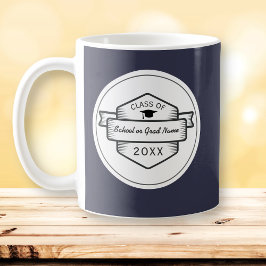 Retro Badge Logo Klasse 20XX Koffiemok