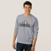 Retro Badger Pass Ski Trui (Voorkant volledig)