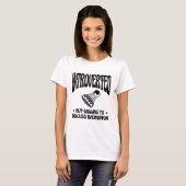 Retro Badminton Shuttle Racket T-shirt (Voorkant volledig)