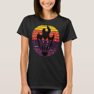 Retro Badminton Sportspeler Coach Graph T-shirt