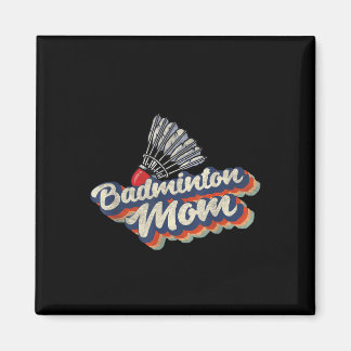 Retro Badminton Team Sport Speler Coach 70s 80s Vi Magneet