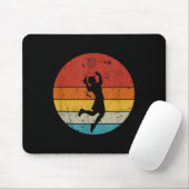 Retro Badmintonliefhebber  Muismat (Met muis)