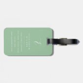 Retro bagage labels (Achterkant horizontaal)