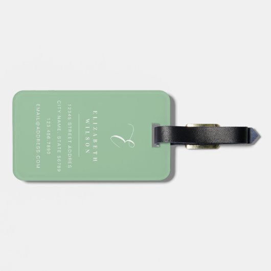 Retro bagage labels (Achterkant horizontaal)