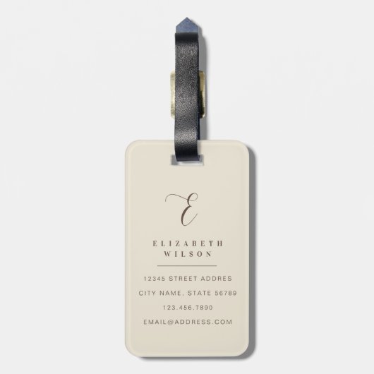Retro bagage labels (Achterkant verticaal)
