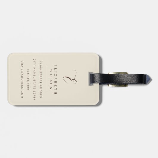 Retro bagage labels (Achterkant horizontaal)