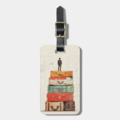 Retro bagage labels (Voorkant verticaal)