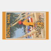  retro Bagage sticker (Voorkant)