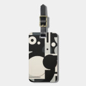 Retro bagagelabel (Voorkant verticaal)