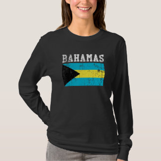 Retro  Bahamaanse vlag Bahamaanse roots T-shirt