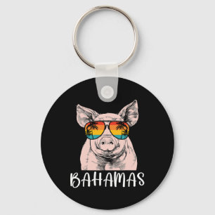 Retro Bahamas Varken Bahamas Souvenir Familie Vaka Sleutelhanger