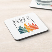 Retro bahrain bier onderzetter (Linkerzijde)