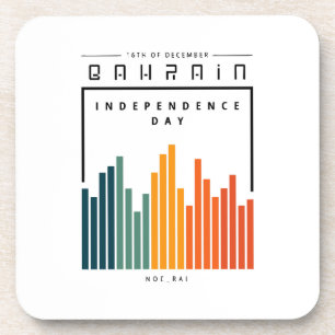 Retro bahrain bier onderzetter