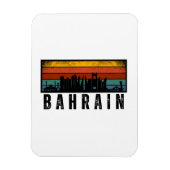 Retro bahrain  magneet (Verticaal)