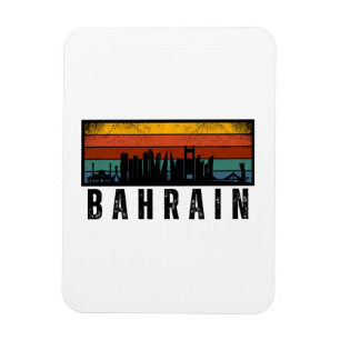 Retro bahrain  magneet