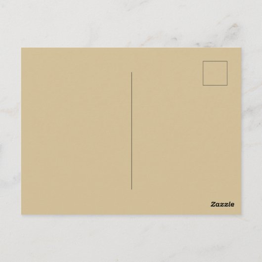 Retro Baker Pin-Up Briefkaart (Achterkant)