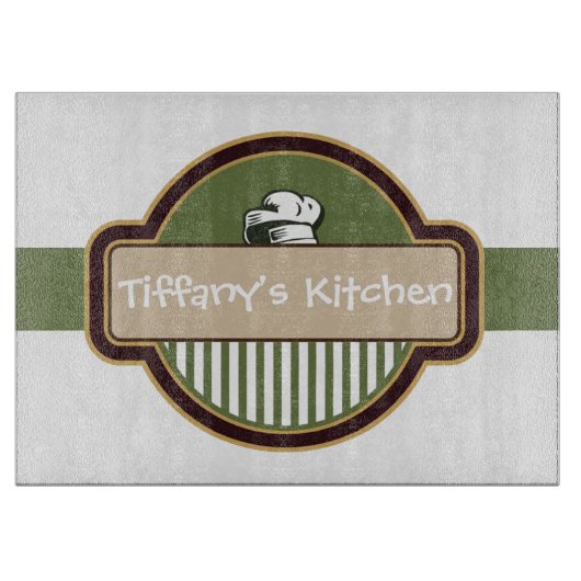 Retro Bakers Pet Snijplank (Voorkant)