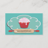 Retro Bakery Cookie Visitekaartje (Achterkant)